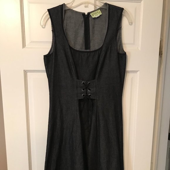 Grey dress with under bust corset detail - Picture 1 of 6